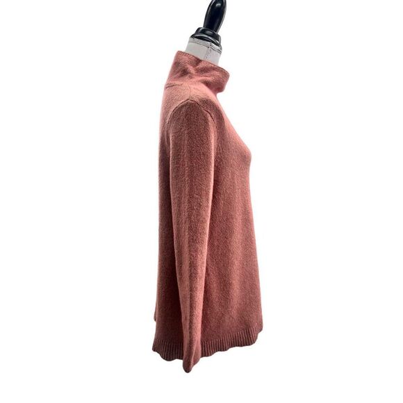 J.Jill     Mauve loose neck turtle neck long sleeve sweater - Picture 2 of 14